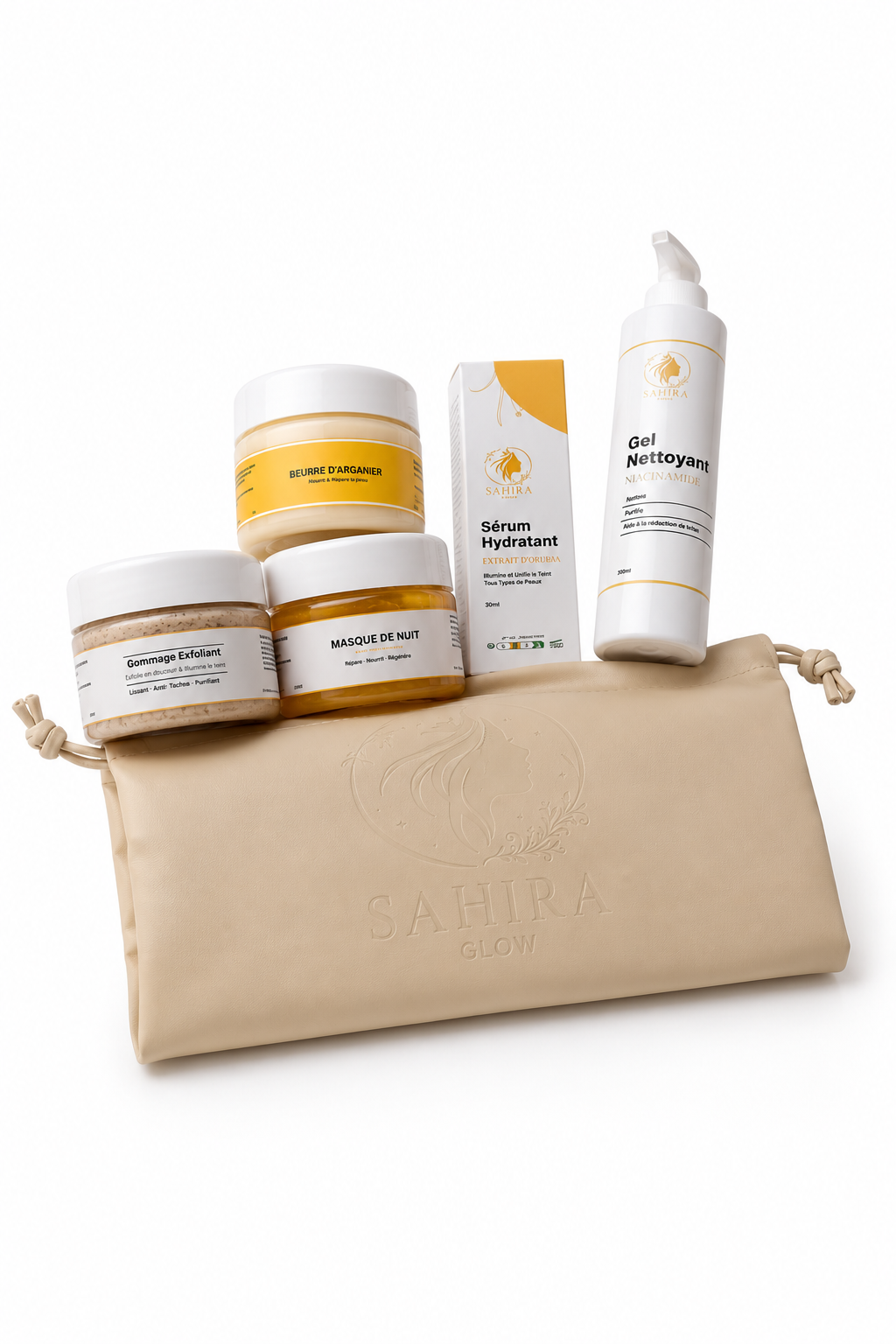 Pack complet hydratation & éclat avec pochon offert