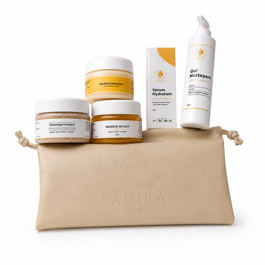 Pack complet hydratation & éclat avec pochon offert