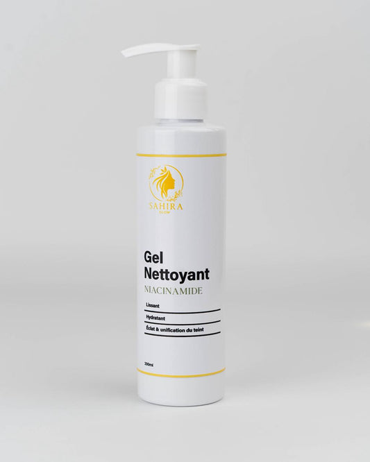 Gel Nettoyant NIACINAMIDE – Lissant & Hydratant, Éclat & unification du teint-200 ml