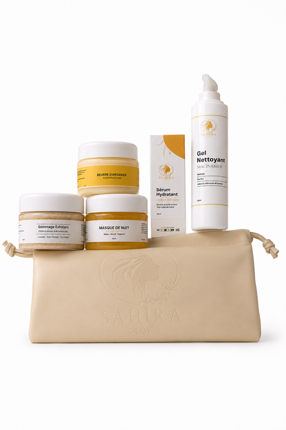 Pack complet hydratation & éclat avec pochon offert